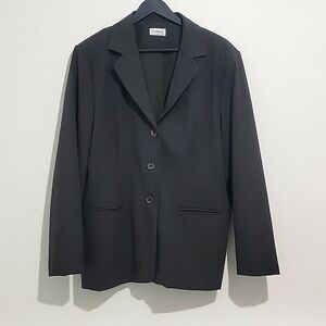 CLICHY VINTAGE WOMEN'S  BLAZER HUNTER GREEN TRIPLE BUTTON SIZE 16